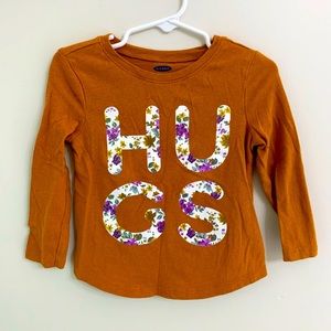 Set of Two Long Sleeve Toddler Girl Tops